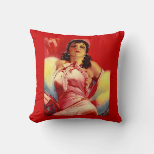 Coussin Impression à chaud des années 1930