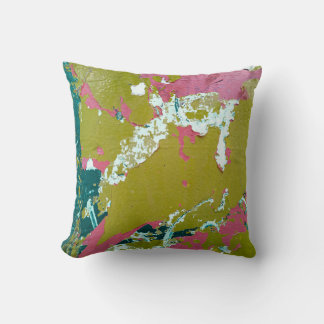 Coussin Impression Abstraite tissée en couleur