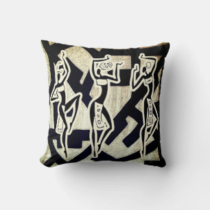 Coussin Impression africaine contemporaine
