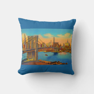 Coussin impression Brooklyn Bridge