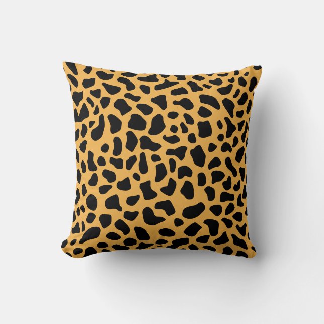 Coussin Impression Cheetah (Recto)