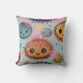 Coussin Impression Coeur Urchin (Recto)