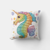 Coussin Impression couleur Seahorse (Recto)