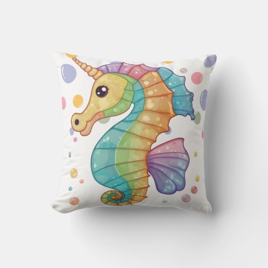 Coussin Impression couleur Seahorse (Recto)