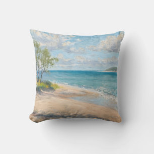 Coussin Impression d'art de plage Fine Breeze Côtière