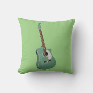 Coussin Impression d'art guitare