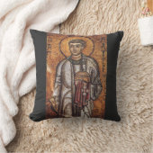 Coussin Impression d'art mosaïque orthodoxe Saint Laurent (Couverture)