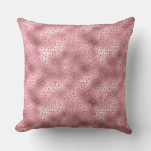 Coussin Impression de Cheetzy rose