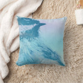Coussin Impression de chickadé noir plafonné (Couverture)