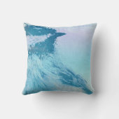 Coussin Impression de chickadé noir plafonné (Verso)
