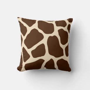 Coussin Impression de girafe