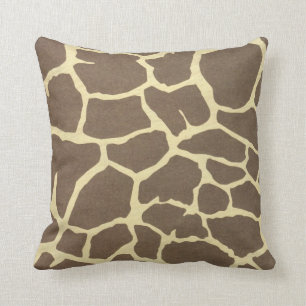 Coussin Impression de girafe