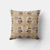 Coussin Impression de musique Quail (Verso)
