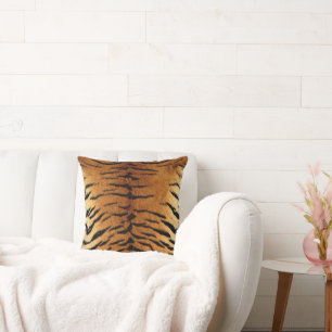 Coussin Impression de peau de tigre