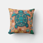 Coussin Impression des pierres de tortue (Recto)