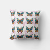 Coussin Impression du dessin à papillon vintage (Recto)
