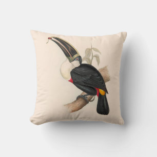 Coussin Impression du Toucan de Cuvier : Oiseau Tropical V
