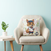 Coussin Impression d'une cayote de football (Chaise)
