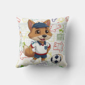 Coussin Impression d'une cayote de football (Verso)