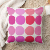 Coussin Impression en cercles roses (Couverture)