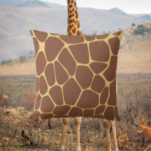 Coussin Impression Girafe