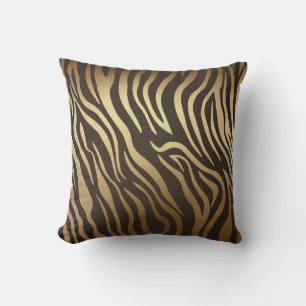 Coussin Impression Peau d'Animal Imprimé Zèbre Moderne Gla