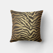 Coussin Impression Peau D'Animal Imprimé Zèbre Moderne Gla (Verso)