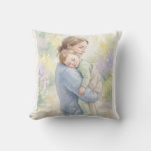 Impression personnalisée de maman et bébé à l'aqua