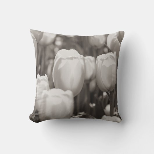 Coussin Impression photographique de tulipes rouges. aiman (Recto)