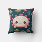 Coussin Impression unique sur Axolotl (Verso)