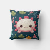 Coussin Impression unique sur Axolotl (Recto)