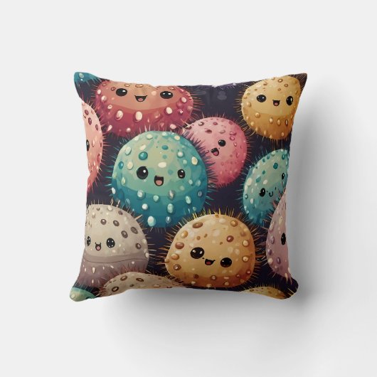 Coussin Impression unique Urchin (Verso)