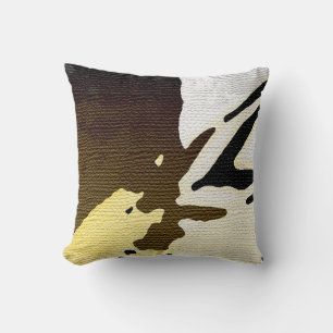 Coussin Impression urbaine de boue africaine