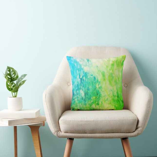 Coussin Impressionnisme Peinture à la brosse (Chaise)