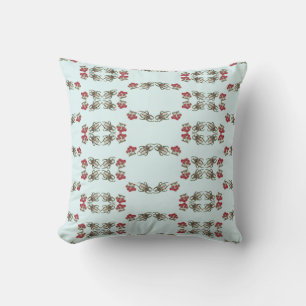 Coussin Impressionniste Coléoptère & Motif Aquarelle Ceris