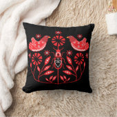 Coussin Impressions d'art populaire scandinave | Fleece dé (Couverture)
