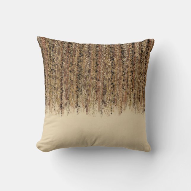 Coussin Imprimé Abstrait Glamour Safari Exotique Moderne (Recto)