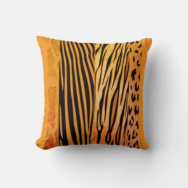 Coussin imprimé animal (Recto)