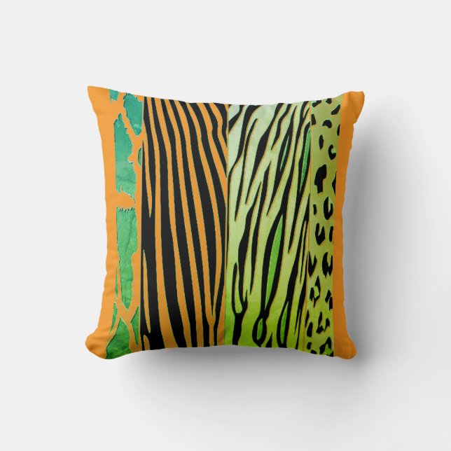 Coussin imprimé animal (Recto)