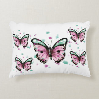 Coussin imprimé avec papillon