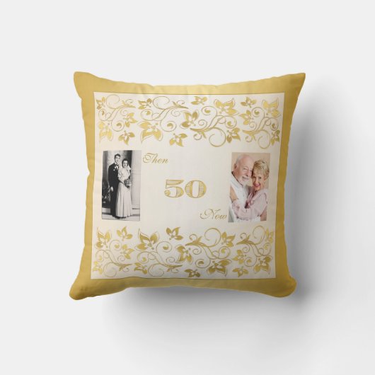 Coussin IMPRIMÉ de PHOTO d'anniversaire d'ARC (Verso)