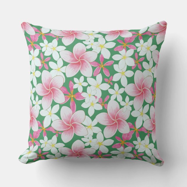 Coussin Imprimé hawaïen (Recto)