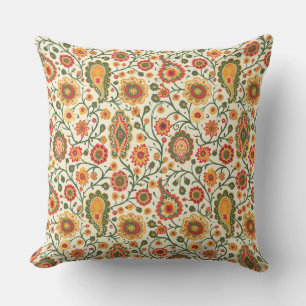 Coussin Imprimé Indian Paisley