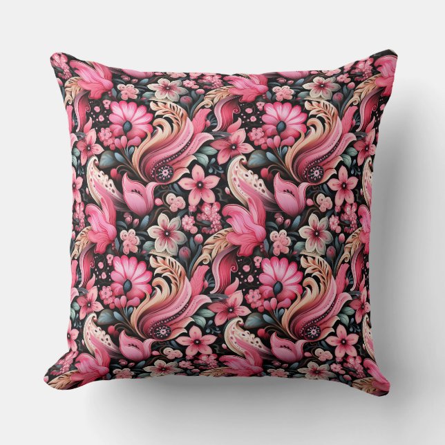 Coussin Imprimé Paisley (Recto)