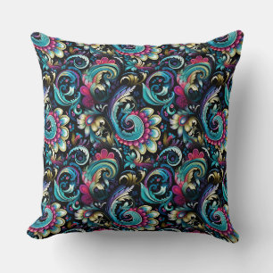 Coussin Imprimé Paisley