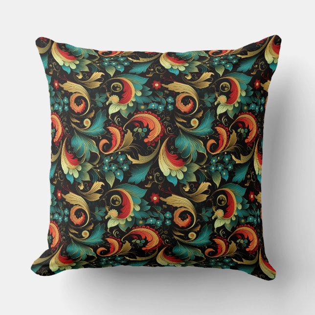 Coussin Imprimé Paisley (Recto)
