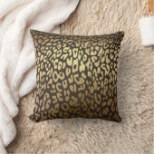 Coussin Imprimé Peau d'Animal Guépard Léopard Moderne Glam (Couverture)