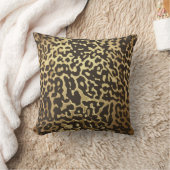 Coussin Imprimé Peau d'Animal Guépard Léopard Moderne Glam (Couverture)