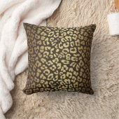 Coussin Imprimé peau d'animal guépard léopard Moderne Glam (Couverture)