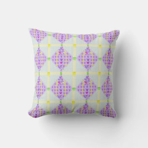Coussin imprimé tricot confortable et sensuel